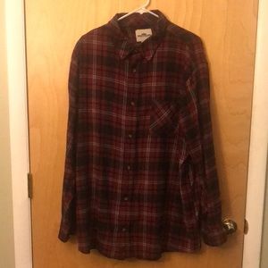Plaid flannel shirt